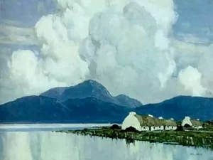 Paul Henry painting of Achill