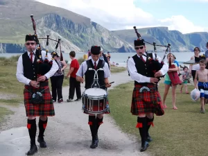 Pipers on Keel Beach